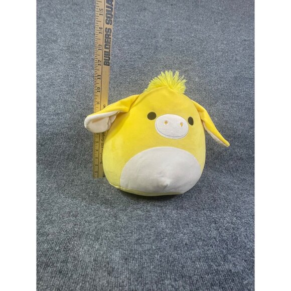 Squishmallow 11" Gavny Donkey yellow 2023 easter plush yellow Pre-owned - Picture 11 of 16